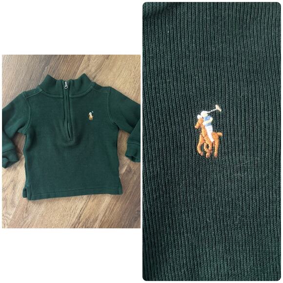 Ralph Lauren Zip Down in Green - Picture 1 of 5